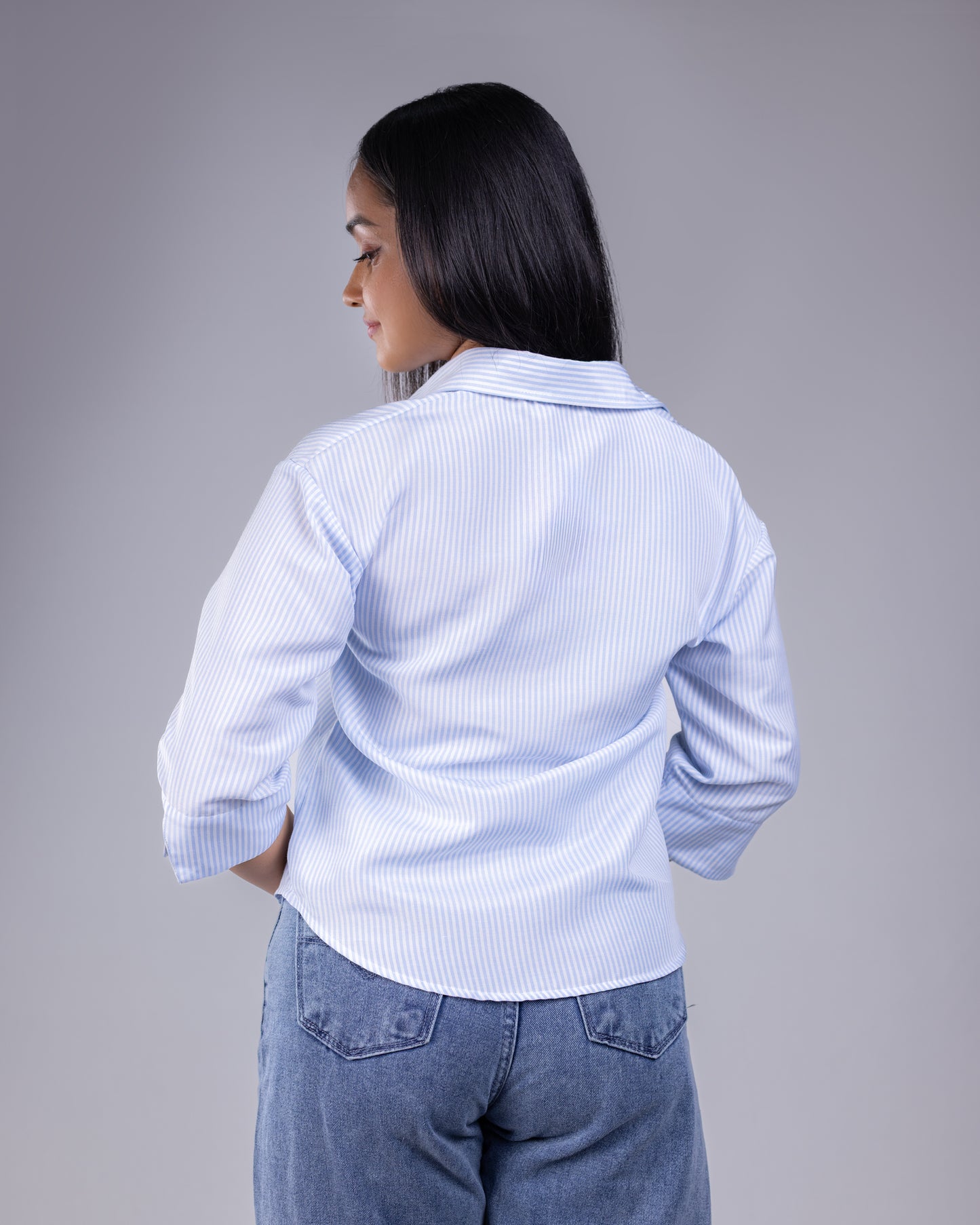 Toscana Blue Stripe Shirt