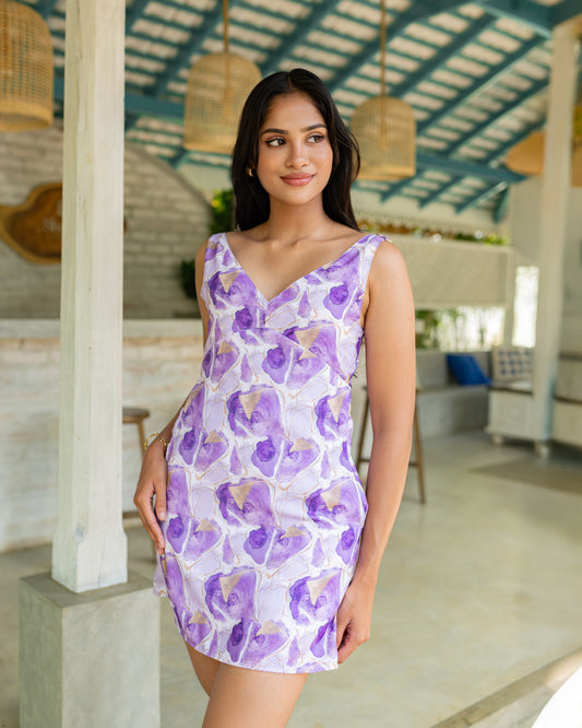 Siena Purple Floral Dress