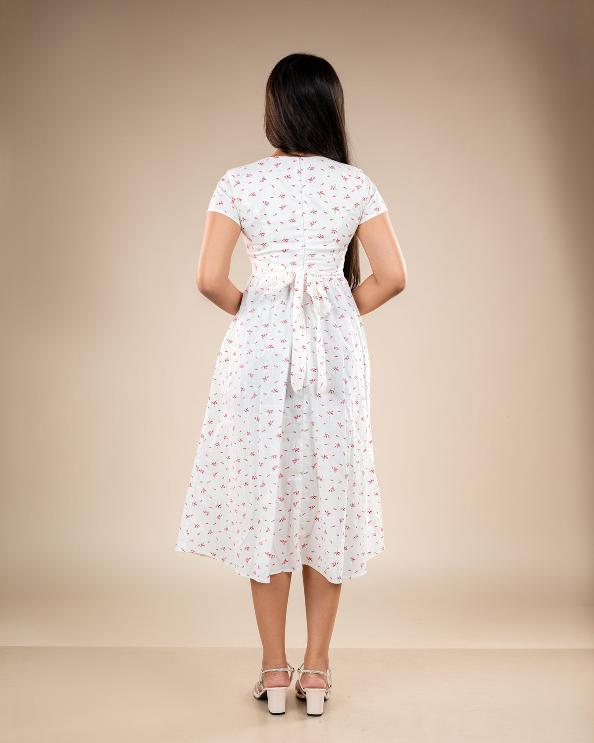Ivy White Floral Dress