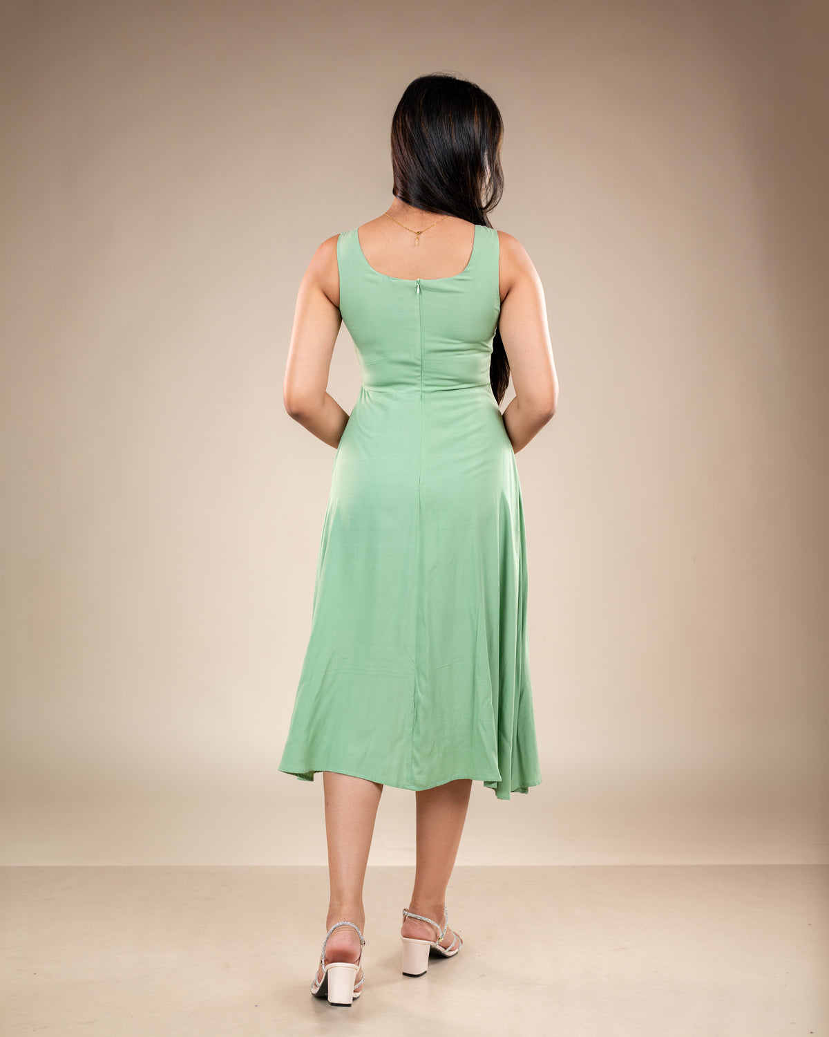 Lia Mint Green Midi Dress