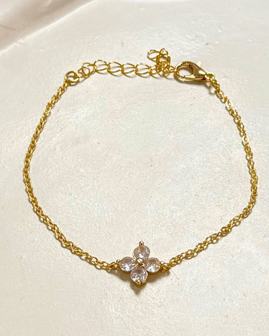 Flower Beaded Bracelet