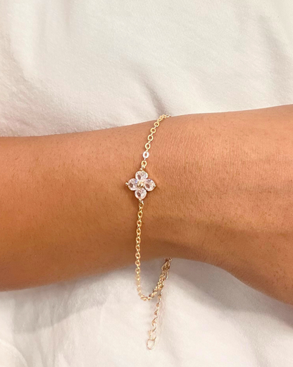 Flower Beaded Bracelet