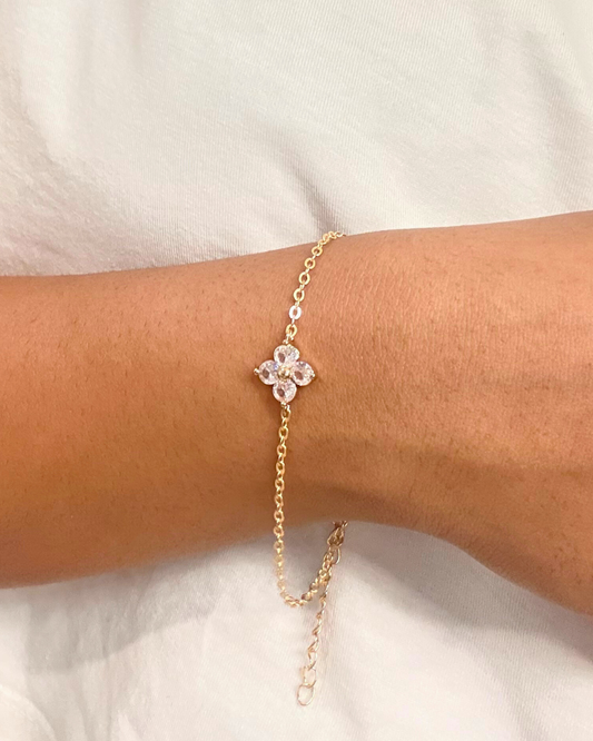 Flower Beaded Bracelet