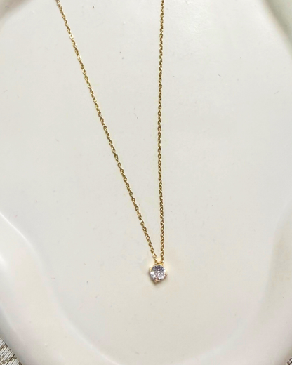 Cubic Zirconia Pendant Necklace