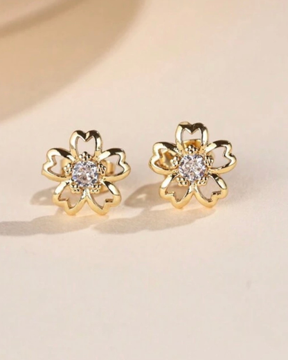 Cherry Blossom Stud Earrings