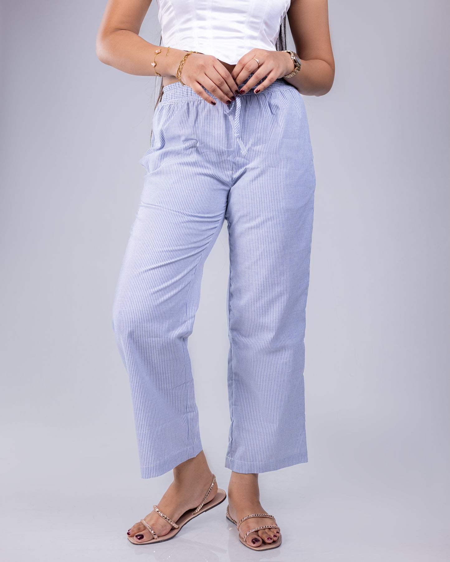 Palermo Blue Stripe Pant