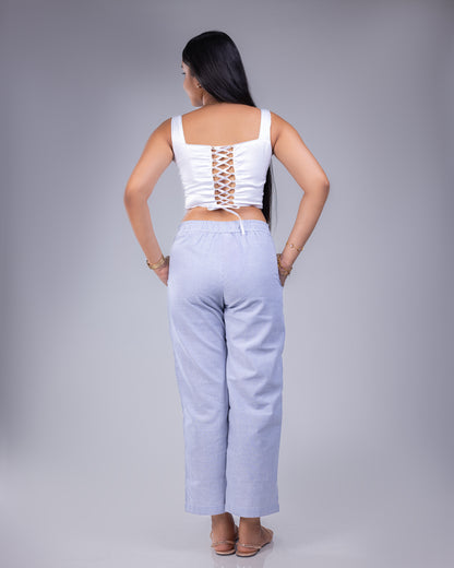 Palermo Blue Stripe Pant