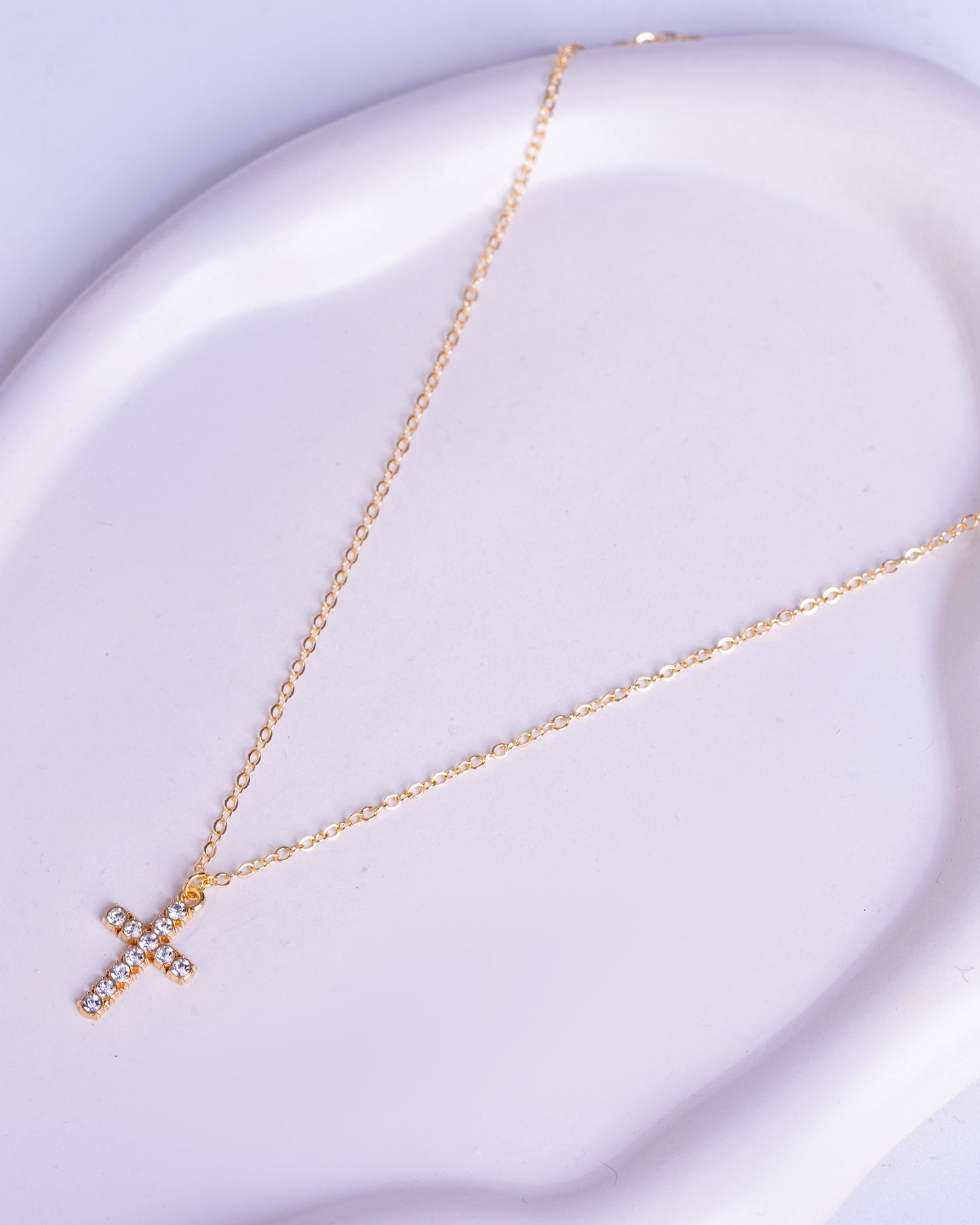 Gold Plated Cross Necklace