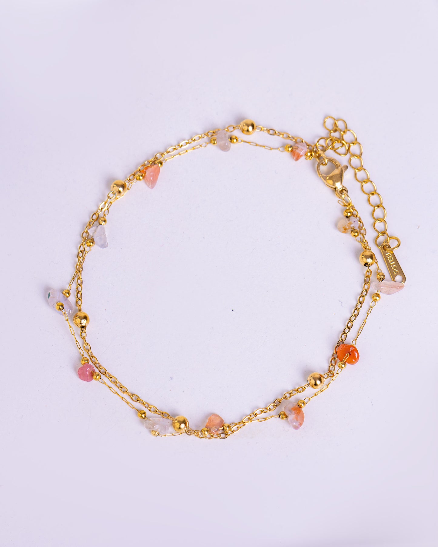 Gold Plated Natural Stones Anklet/Bracelet