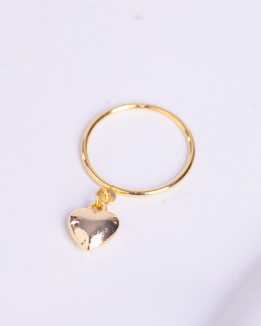 Gold Plated Heart Ring