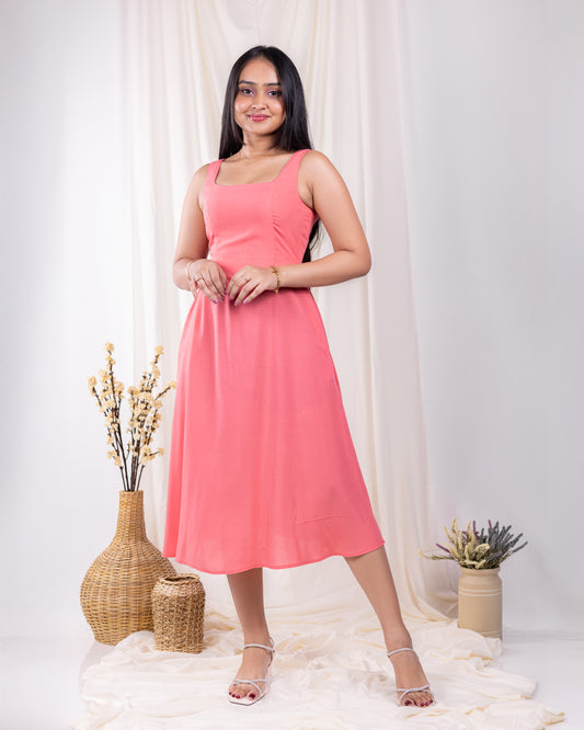 Nella Coral Dress