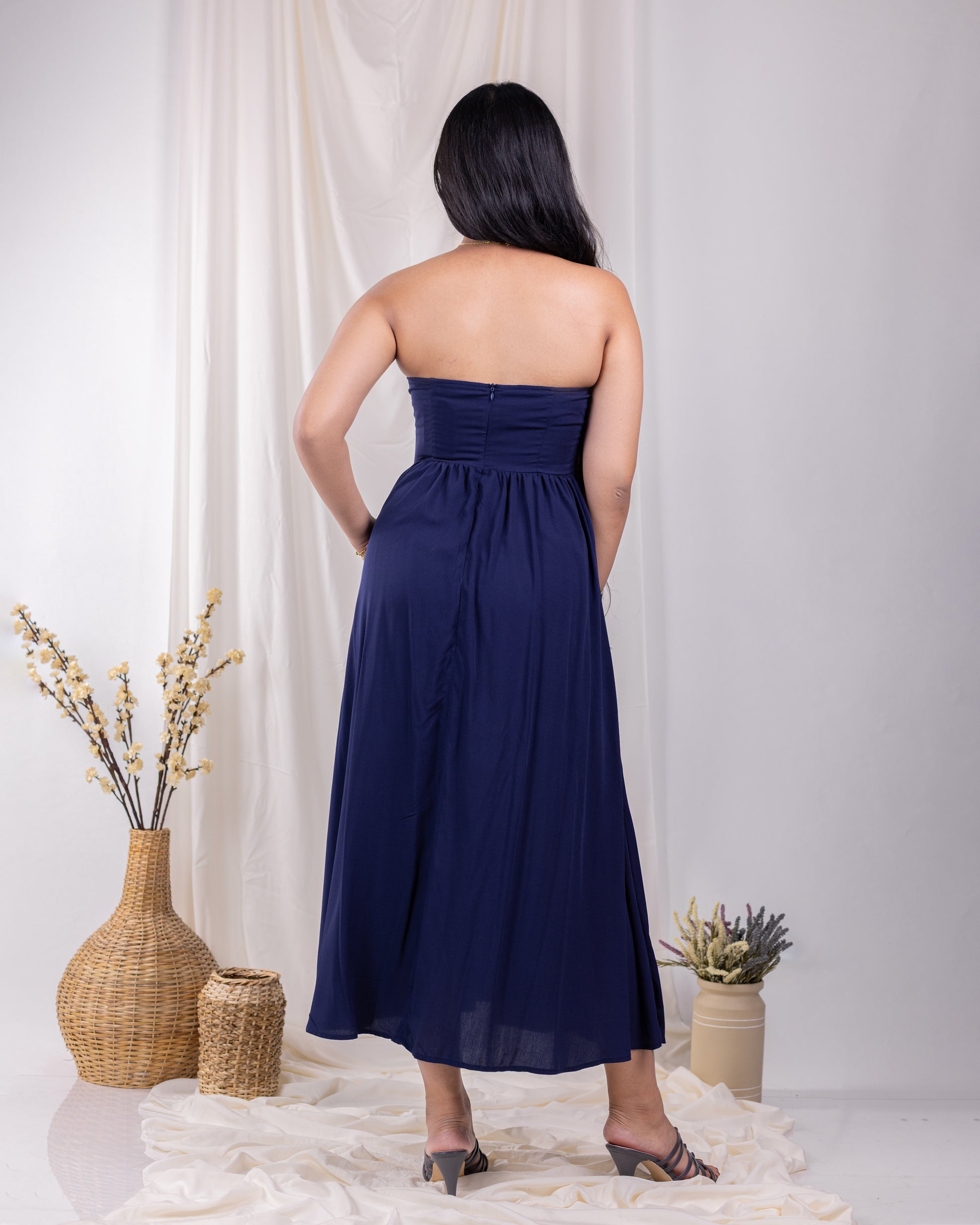 navy blue tube dress The Navy Tube Dress