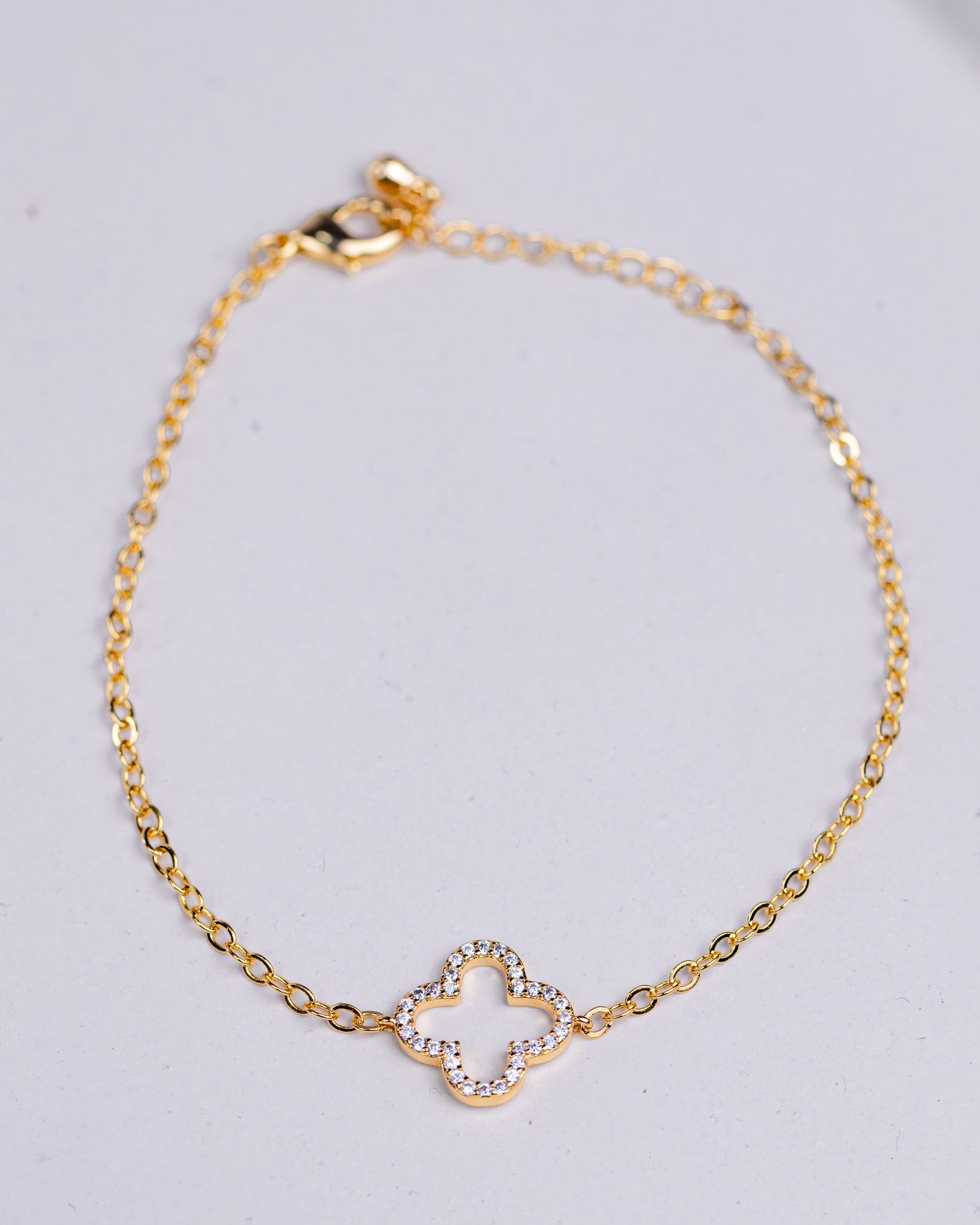 Gold Clover Bracelet