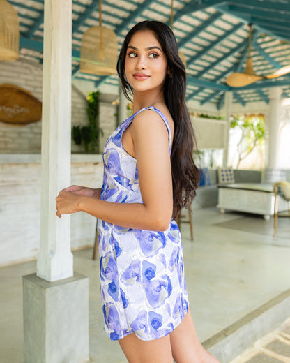 Siena Blue Floral Dress
