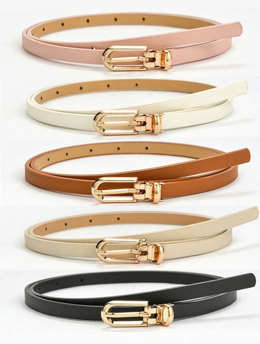 Women's Simple Pin Buckle Belt